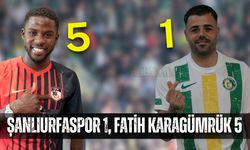 Şanlıurfaspor 1, Fatih Karagümrük 5