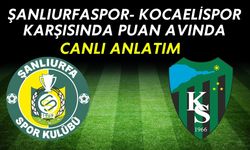 Şanlıurfaspor Kocaelispor Karşısında Puan Avında