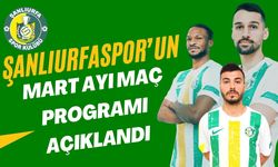 Şanlıurfaspor'un 27, 28 ve 29. Hafta Maç Programı Açıklandı