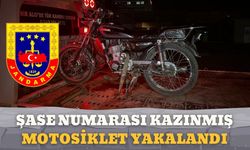 Şanlıurfa'da Şase Numarası Kazınmış Motosiklet Yakalandı