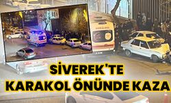 Şanlıurfa Siverek'te Karakol Önünde Kaza: 2 Yaralı