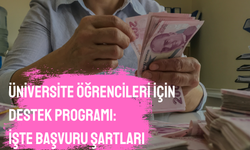 Üniversite Öğrencileri İçin Destek Programı: İşte Başvuru Şartları