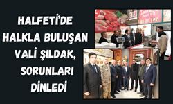 Halfeti’de Halkla Buluşan Vali Şıldak, Sorunları Dinledi