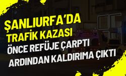 Şanlıurfa Karaköprü'de Direksiyon Hakimiyetini Kaybeden Sürücü Kaza Yaptı!