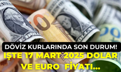 Döviz Kurlarında Son Durum! İşte 17 Mart 2025 Dolar, Euro Ve Sterlin Fiyatı...