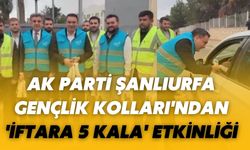 Ak Parti Şanlıurfa Gençlik Kolları'ndan 'İftara 5 Kala' Etkinliği