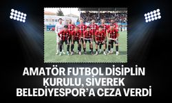 Amatör Futbol Disiplin Kurulu, Siverek Belediyespor’a Ceza Verdi