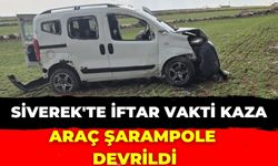 Şanlıurfa Siverek'te İftar Vakti Kaza: Araç Şarampole Devrildi