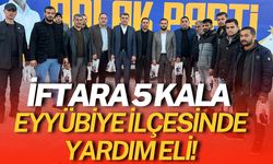 İftara 5 Kala Eyyübiye İlçesinde Ak Parti’den Yardım Eli!