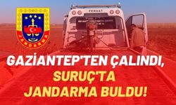 Gaziantep'ten Çalındı, Suruç'ta Jandarma Yakaladı!