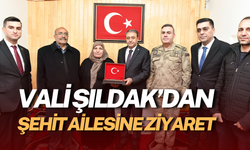 Vali Şıldak’dan Şehit Ailesine Ziyaret