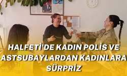 Halfeti’de Kadın Polis ve Astsubaylardan Kadınlara 8 Mart Sürprizi