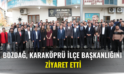 Bozdağ, Karaköprü İlçe Başkanlığını Ziyaret Etti