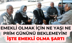 Emekli Olmak İçin Ne Yaşı Ne Prim Gününü Beklemeyin! İşte Emekli Olma Şartı