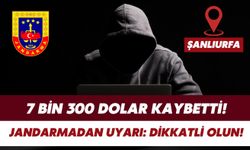 Şanlıurfa’da İnternet Dolandırıcılığı: 7 Bin 300 Dolar Kaybetti!