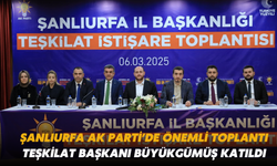 Şanlıurfa AK Parti’de Önemli Toplantı: Teşkilat Başkanı Büyükgümüş Katıldı