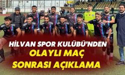 Hilvan Spor Kulübü'nden Olaylı Maç Sonrası Açıklama