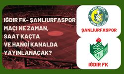 Iğdır FK- Şanlıurfaspor Maçı Ne Zaman, Saat Kaçta ve Hangi Kanalda Yayınlanacak?