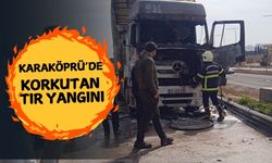 Karaköprü’de Korkutan Tır Yangını