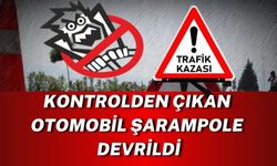 Akçakale’de Kontrolden Çıkan Otomobil Şarampole Devrildi