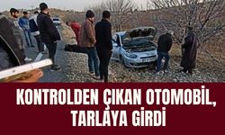 Şanlıurfa’da Kontrolden Çıkan Otomobil, Tarlaya Girdi