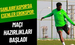 Şanlıurfaspor’da Esenler Erokspor Maçı Hazırlıkları Başladı