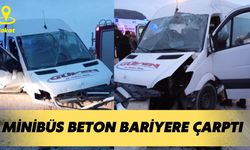 Minibüs Beton Bariyere Çarptı: Çok Sayıda Yaralı