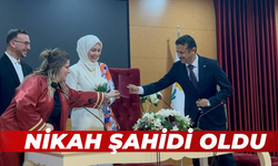 Eyyübiye İlçe Milli Eğitim Müdürü Genç Öğretmenlerin Nikah Şahidi Oldu