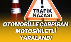 Suruç’ta Otomobille Çarpışan Motosikletli Yaralandı