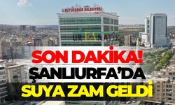 Şanlıurfa Büyükşehir Belediyesi’nin Su İndirimi İptal Edildi