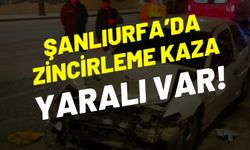 Şanlıurfa Haliliye’de Zincirleme Kaza: 1 Kişi Yaralandı!