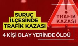 Şanlıurfa-Suruç Yolunda Can Pazarı: 4 Kişi Olay Yerinde Öldü