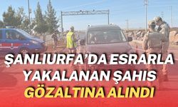 Şanlıurfa’da Esrarla Yakalanan Şahıs Gözaltına Alındı