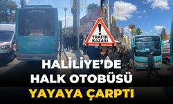 Şanlıurfa Haliliye'de Halk Otobüsü Kadın Yayaya Çarptı