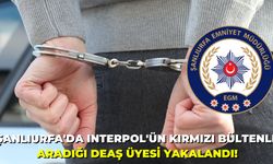 Şanlıurfa'da INTERPOL'ün Kırmızı Bültenle Aradığı DEAŞ Üyesi Yakalandı!