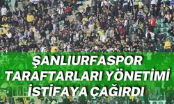 Şanlıurfaspor Taraftarları Yönetimi İstifaya Çağırdı