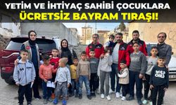 Siverek’te Yetim ve İhtiyaç Sahibi Çocuklara Ücretsiz Bayram Tıraşı!