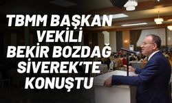 TBMM Başkan Vekili Bekir Bozdağ Siverek’te Konuştu