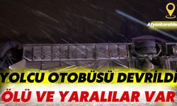 Tokat’ta Yolcu Otobüs Şarampole Devrildi: Ölü Ve Yaralılar Var