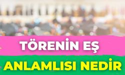 Törenin Eş Anlamlısı Nedir