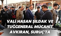 Vali Hasan Şıldak ve Tuğgeneral Mücahit Avkıran Suruç’ta