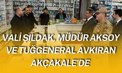 Vali Şıldak, Müdür Aksoy Ve Tuğgeneral Avkıran Akçakale’de