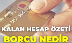 Kalan Hesap Özeti Borcu Nedir