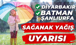 Diyarbakır ve Batman İçin Kuvvetli Yağış Uyarısı: Şanlıurfa’da Hava Kapalı, Yağmur Bekleniyor