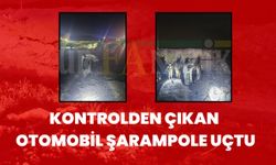 Bozova'da Kontrolden Çıkan Otomobil Şarampole Uçtu