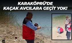 Karaköprü'de Fileye Takılan Balıklar Özgürlüğüne Kavuştu