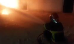 Şanlıurfa Akçakale’de Korkutan Araç Yangını