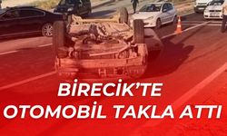 Şanlıurfa Birecik'te Takla Atan Otomobil Kazasında 2 Kişi Yaralandı