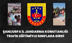 Şanlıurfa İl Jandarma Komutanlığı’ndan Öğrencilere Uygulamalı Trafik Eğitimi