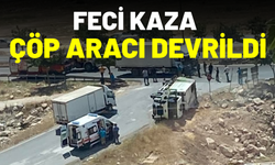 Şanlıurfa’da Çarpışma Sonrası Çöp Aracı Devrildi: Yaralılar Var